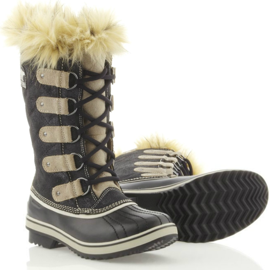 Sorel Tofino Premium Women's Winter Boots, UK 8.5, Black/Tusk